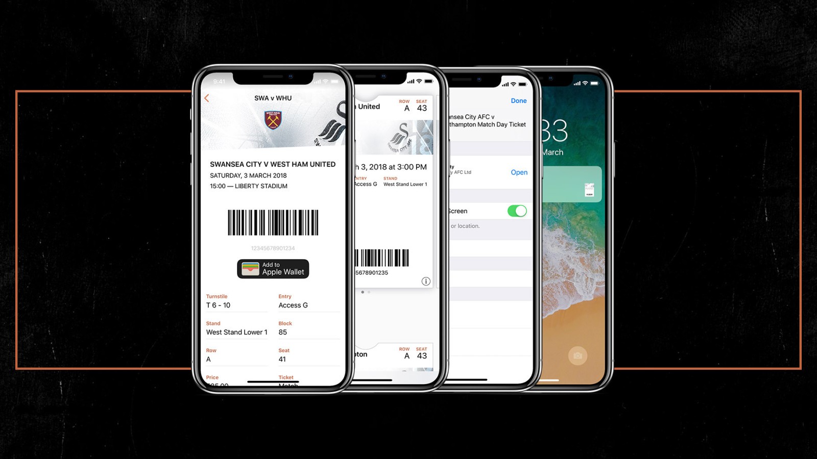 Store your ETicket in Apple Wallet Swansea